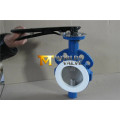 Wafer Type Butterfly Valve con revestimiento de PTFE